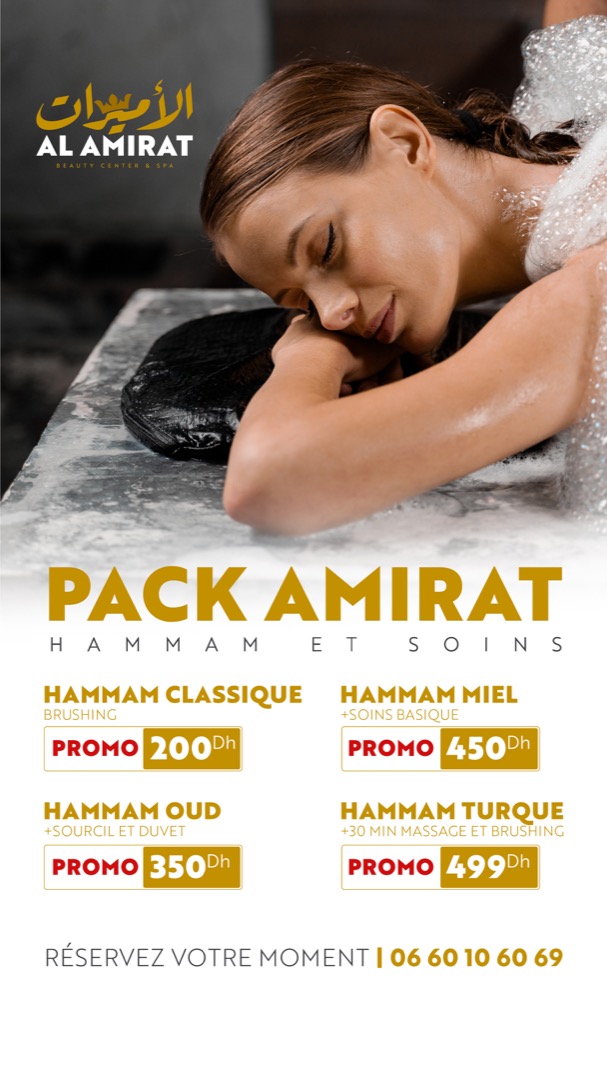 Pack Amirat — Hammam et Soins à prix réduit